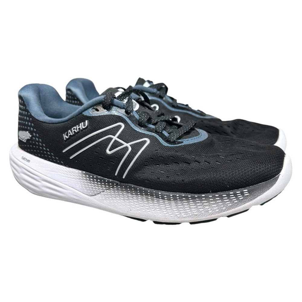 Karhu Ikoni Ortix 2.0Women 8.5 Running Shoe Black White Fulcrum Athletic Sneaker